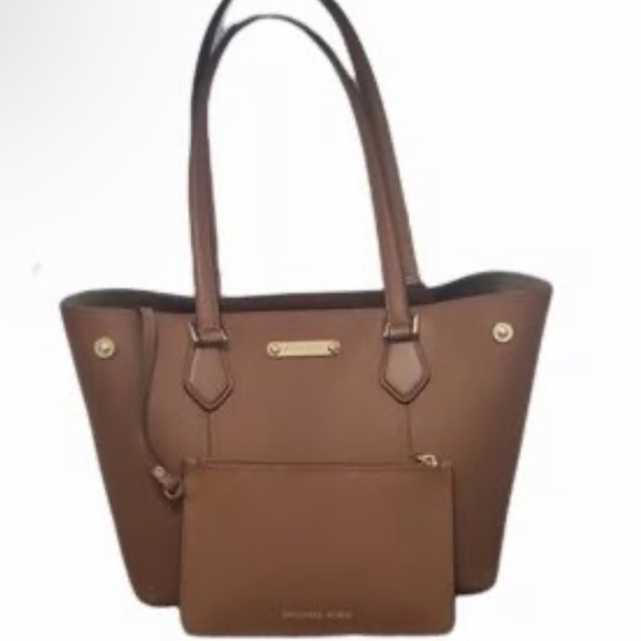 Michael Kors Tan Leather Tote - Picture 3 of 3